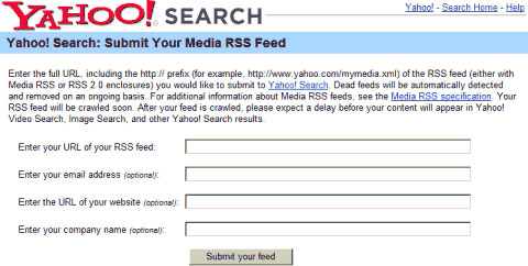 Buscador de vídeos de Yahoo! Search