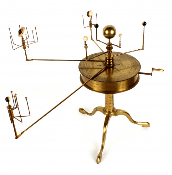 Planetari (finals del segle XVIII). Col·lecció Instruments Científics de la Facultat d'Informació i Mitjans Audiovisuals