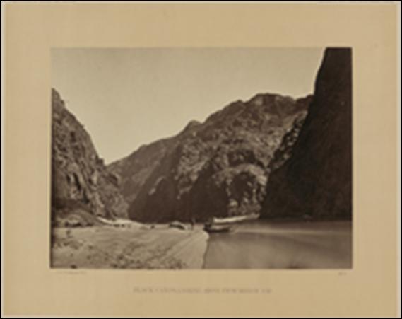 Black Caon, Looking Above From Mirror Bar  / T.h. O Sullivan, Phot. Image