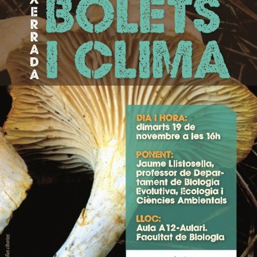 Lecture talk of mushrooms and climate