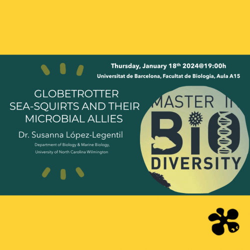 Seminar: Globetrotter sea-squirts and their microbial allies